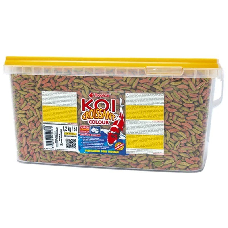 Tropical Koı Croıssant Colour 5L/1,2 Kg Kova Balık Yemi