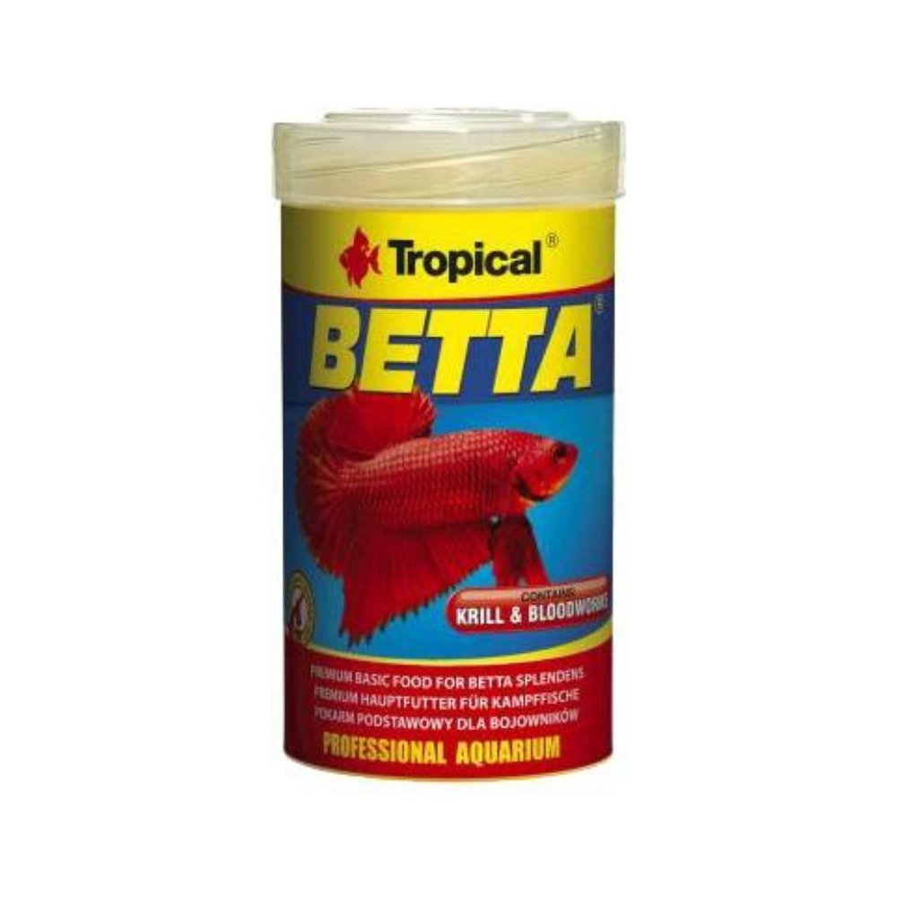 Tropical Betta 100Ml/25G Kutu Balık Yemi