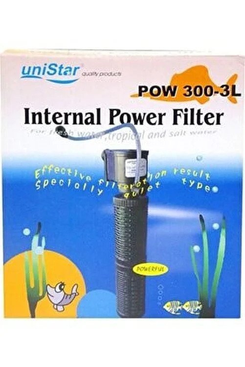 UNİSTAR POW 300-3L 18W 1400LT./S İÇ FİLTRE AKVARYUM KAFA MOTORU