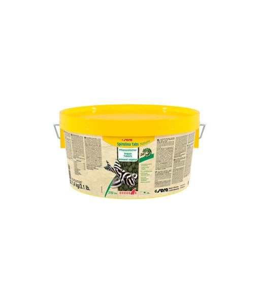 SERA SPİRULİNA NATURE - 2200 ML (2150 TABLET) KOVA BALIK YEMİ