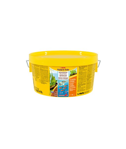 Sera VipaGran Baby - 2000 Ml (1,1 Kg) Kova Balık Yemi