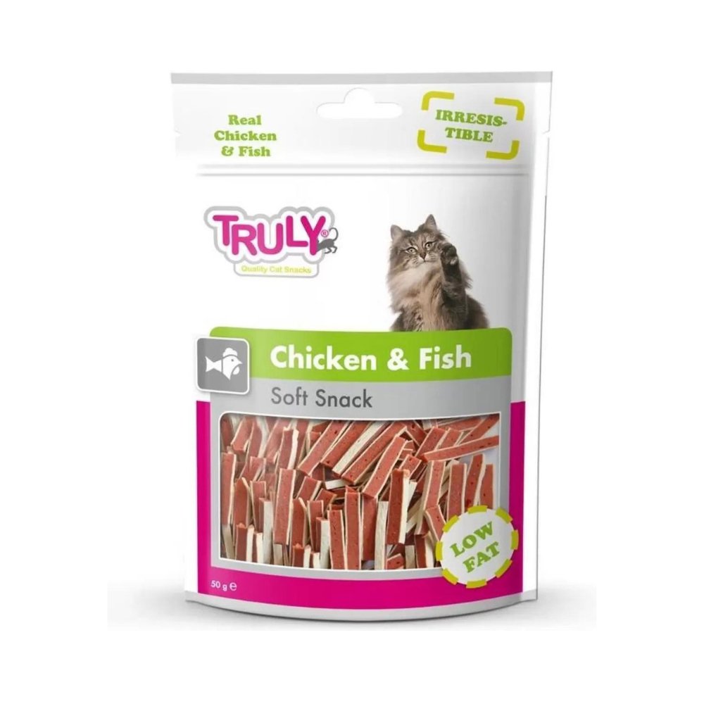 TRULY SOFT SNACK TAVUK BALIK 50 GR KEDİ ÖDÜL MAMASI