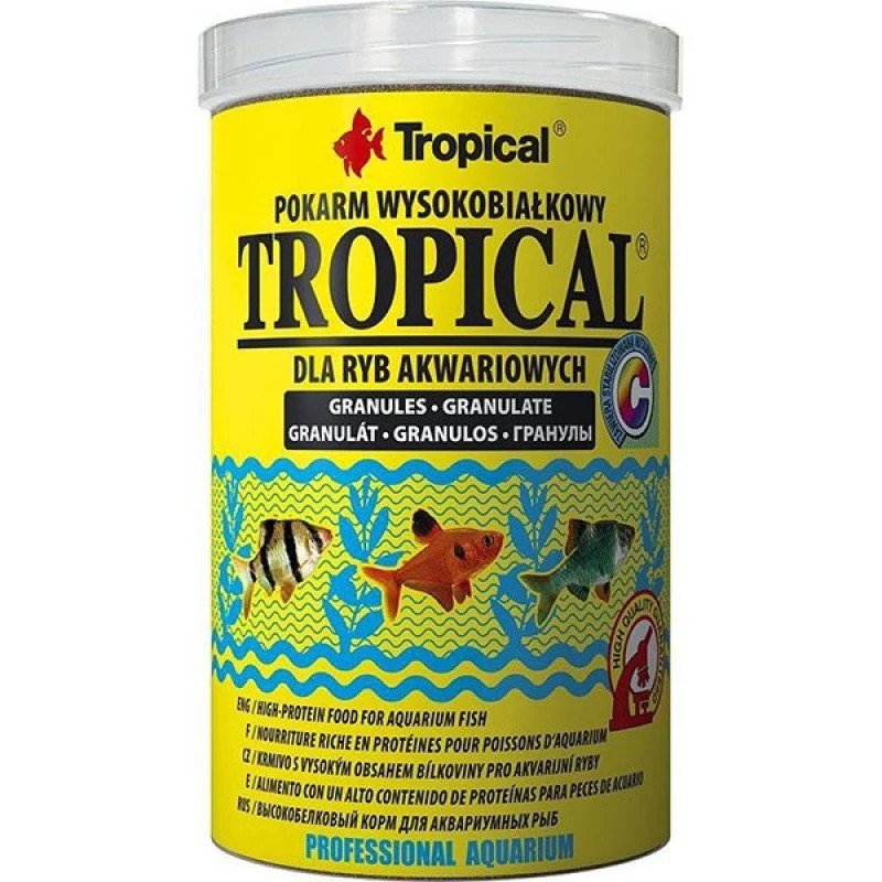 Tropical Gran 1000ml/500g Kutu Balık Yemi