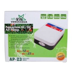 VENÜSAQUA AP-Z3 ŞARJLI HAVA MOTORU ÇİFT ÇIKIŞLI