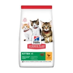 HİLL'S KİTTEN TAVUKLU KEDİ MAMASI 1,5 KG.