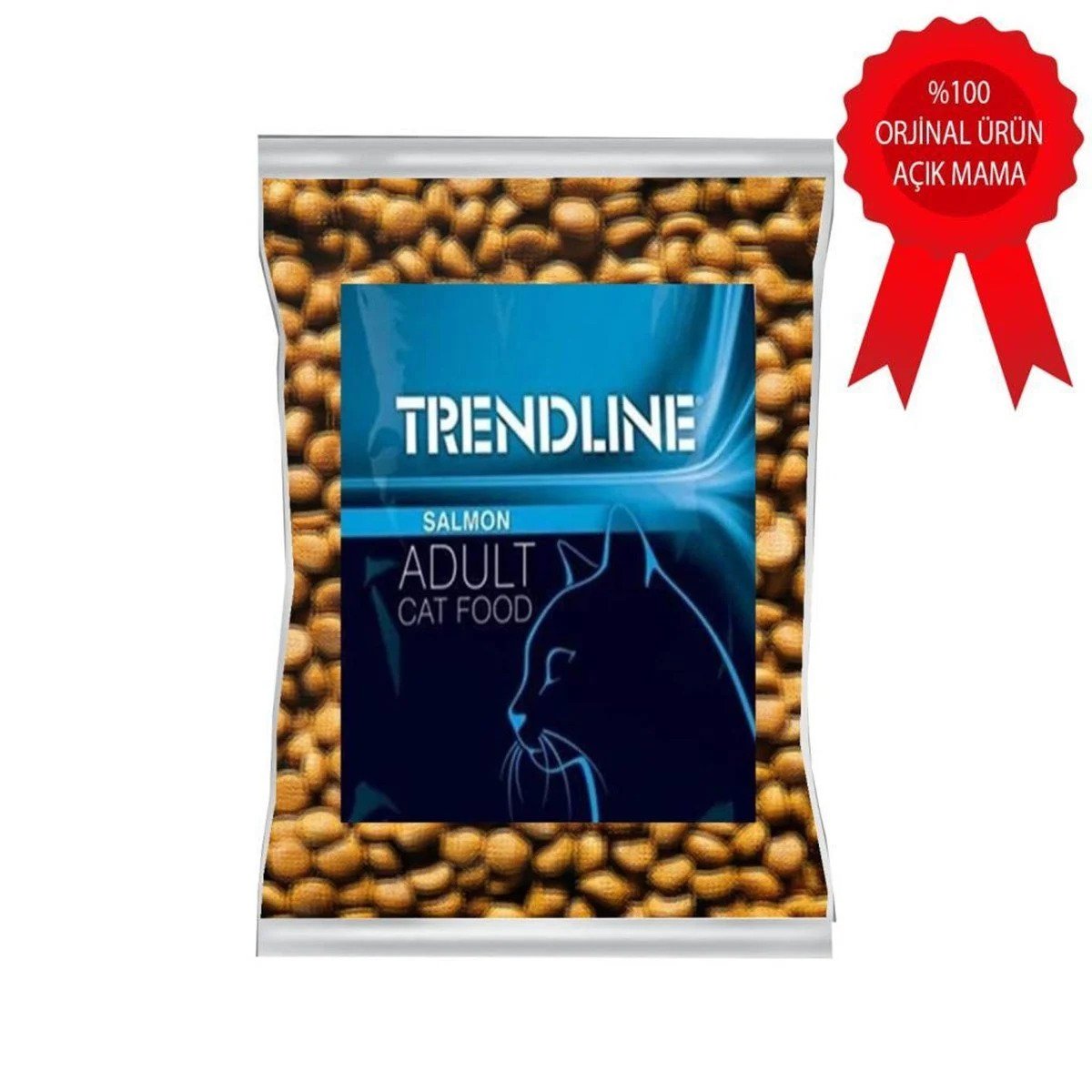 TRENDLİNE SOMONLU KEDİ MAMASI 1 KG (AÇIK)