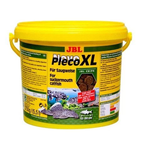 Jbl Novo Pleco XL 5,5 LT/2750 Gr Kova Chips Balık Yemi