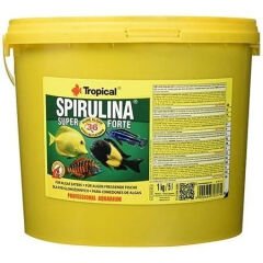 Tropical Super Spirulina Forte 11Lt/2Kg Kova Balık Yemi