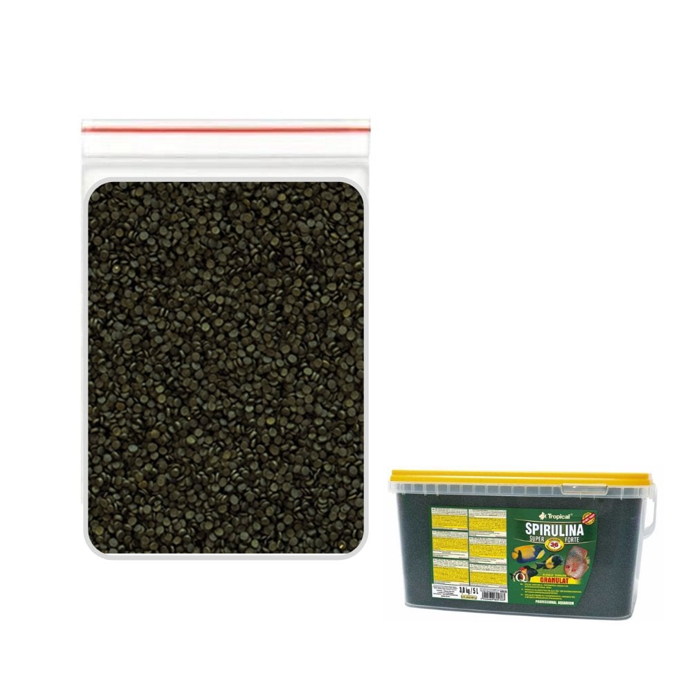 Tropical Super Spirulina Forte Gran 50Gr. Balık Yemi (Açık)