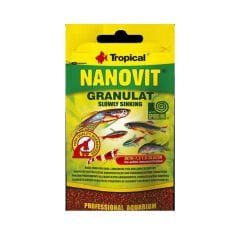Tropical Nanovit Granulat 10 Gr Kutu Balık Yemi