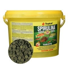 TROPİCAL SUPER SPİRULİNA FORTE TABLETS 2LT/2KG 4500 ADET KOVA TABLET BALIK YEMİ