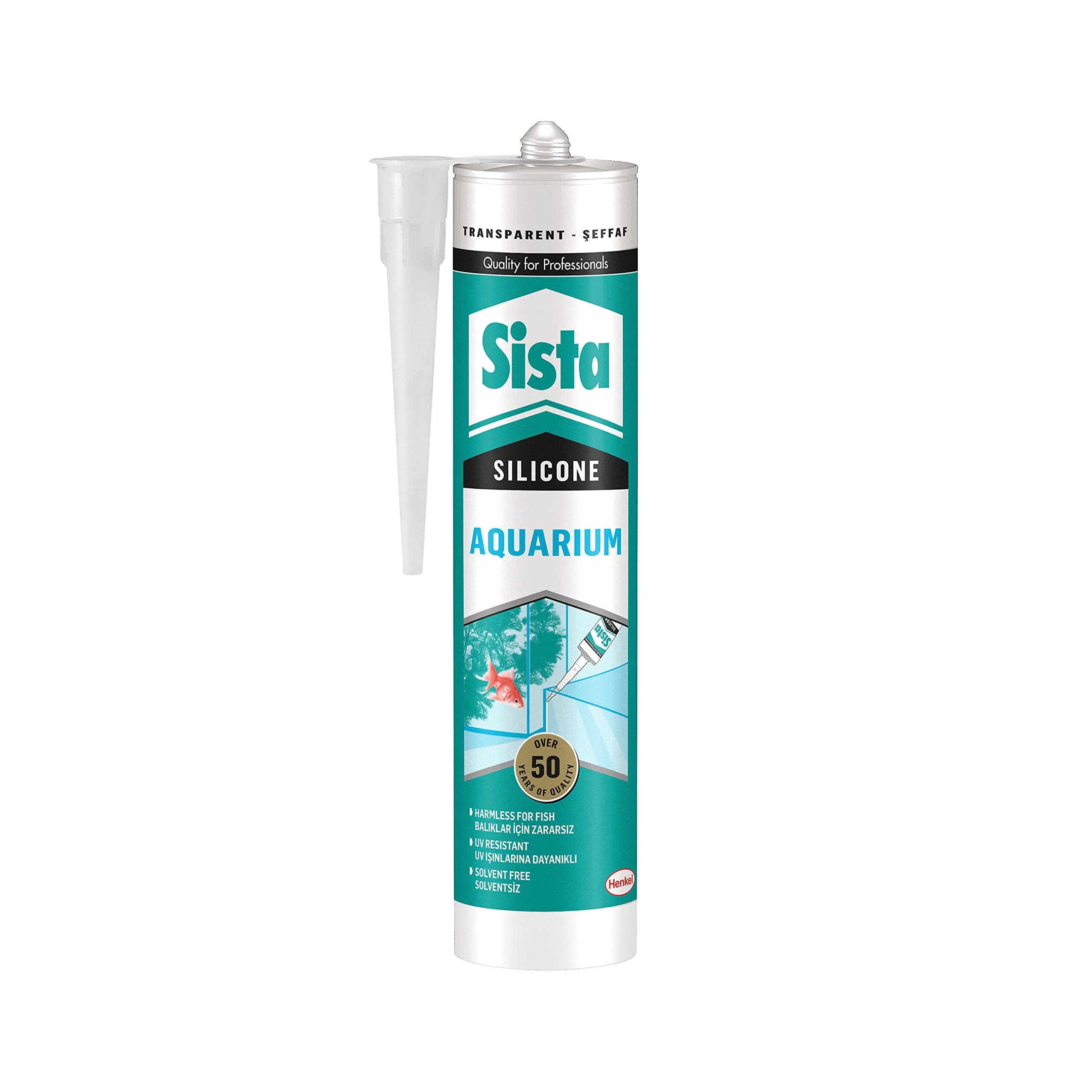 Sista Akvaryum Silikonu Şeffaf 340 Ml