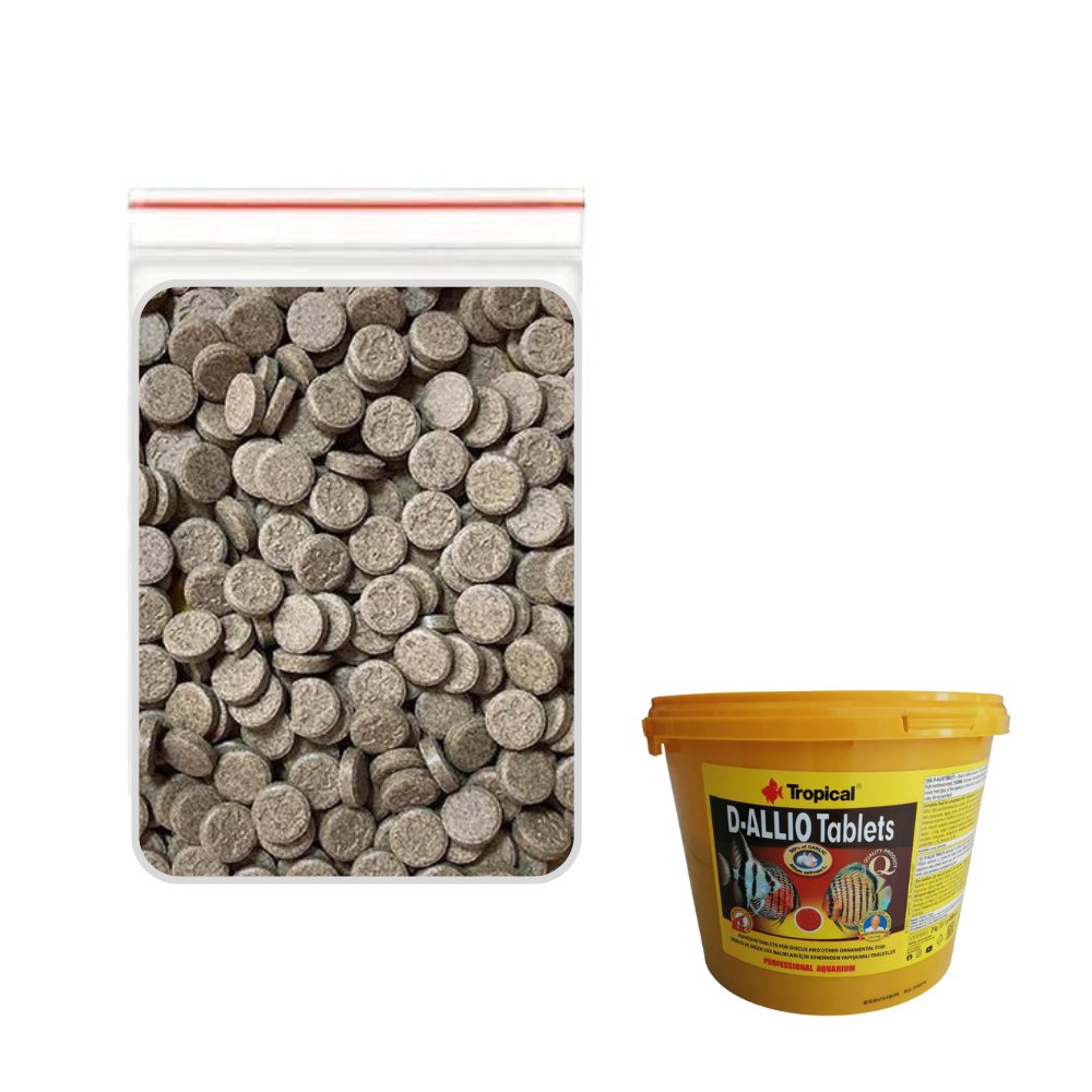 Tropical Tablet D-Allio Plus 100Ad.  Balık Yemi (Açık)