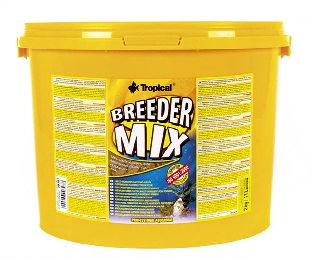 TROPİCAL BREEDER MİX 11 LT / 2KG KOVA PUL BALIK YEMİ