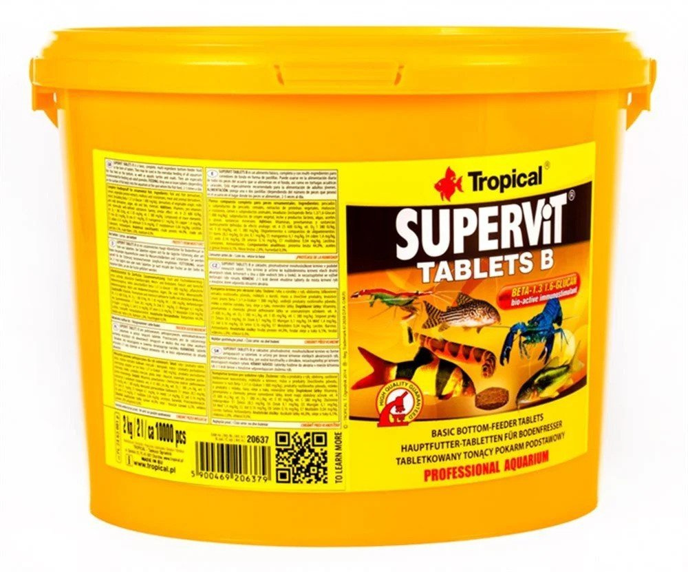 Tropical Supervit B 2Kg Kova Tablet Yem Yeni