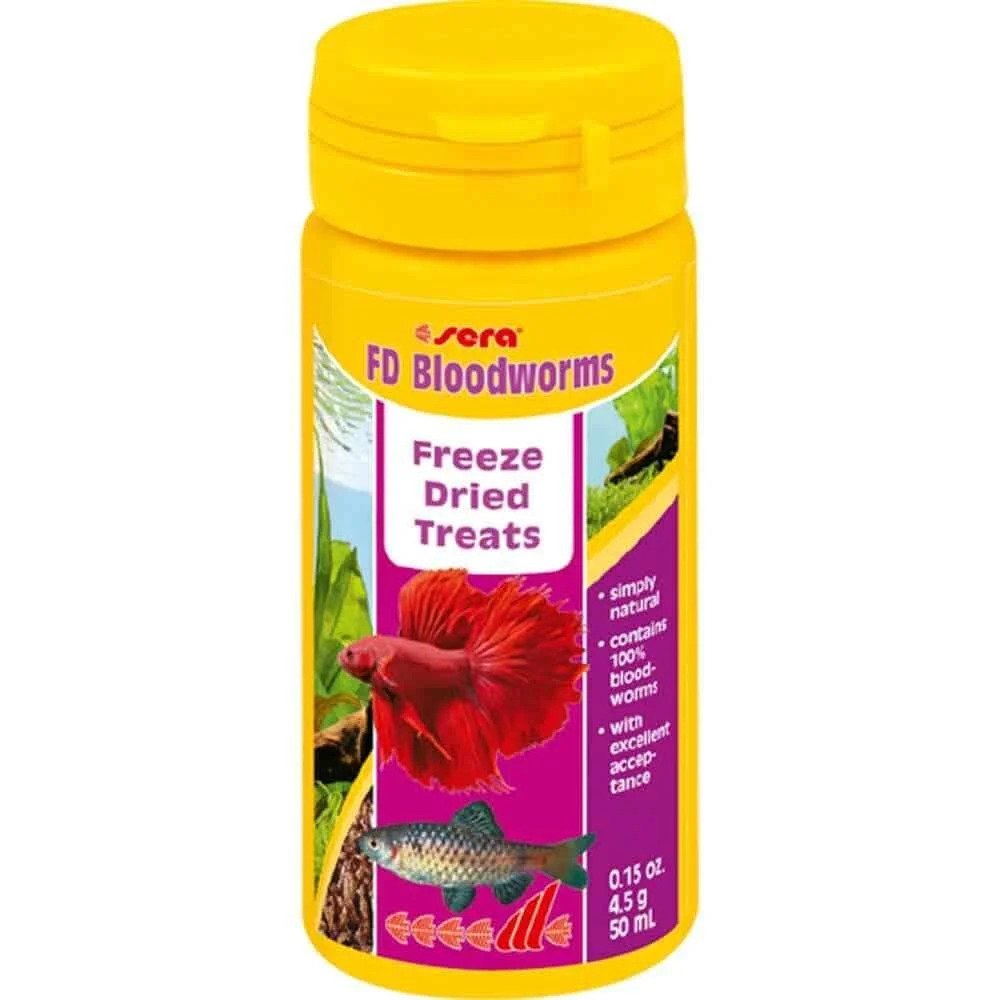 Sera Fd Bloodworms Nature 50 Ml Kutu Balık Yemi