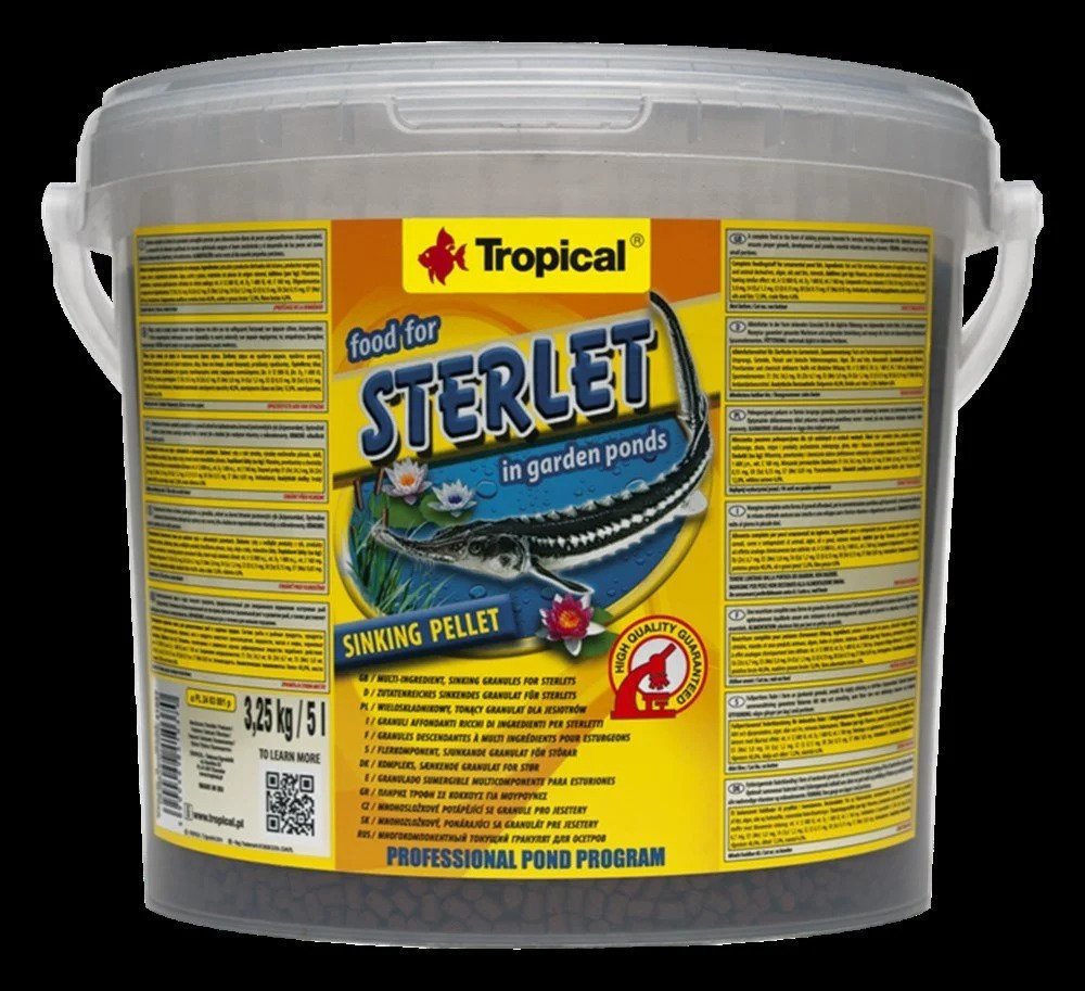 Tropical Food For Sterlet 5Lt/3,25 Kg Kova Balık Yemi