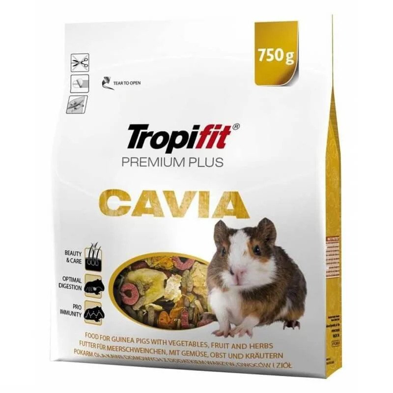 TROPİFİT PREMİUM PLUS CAVİA KOBAY YEMİ 750 GR