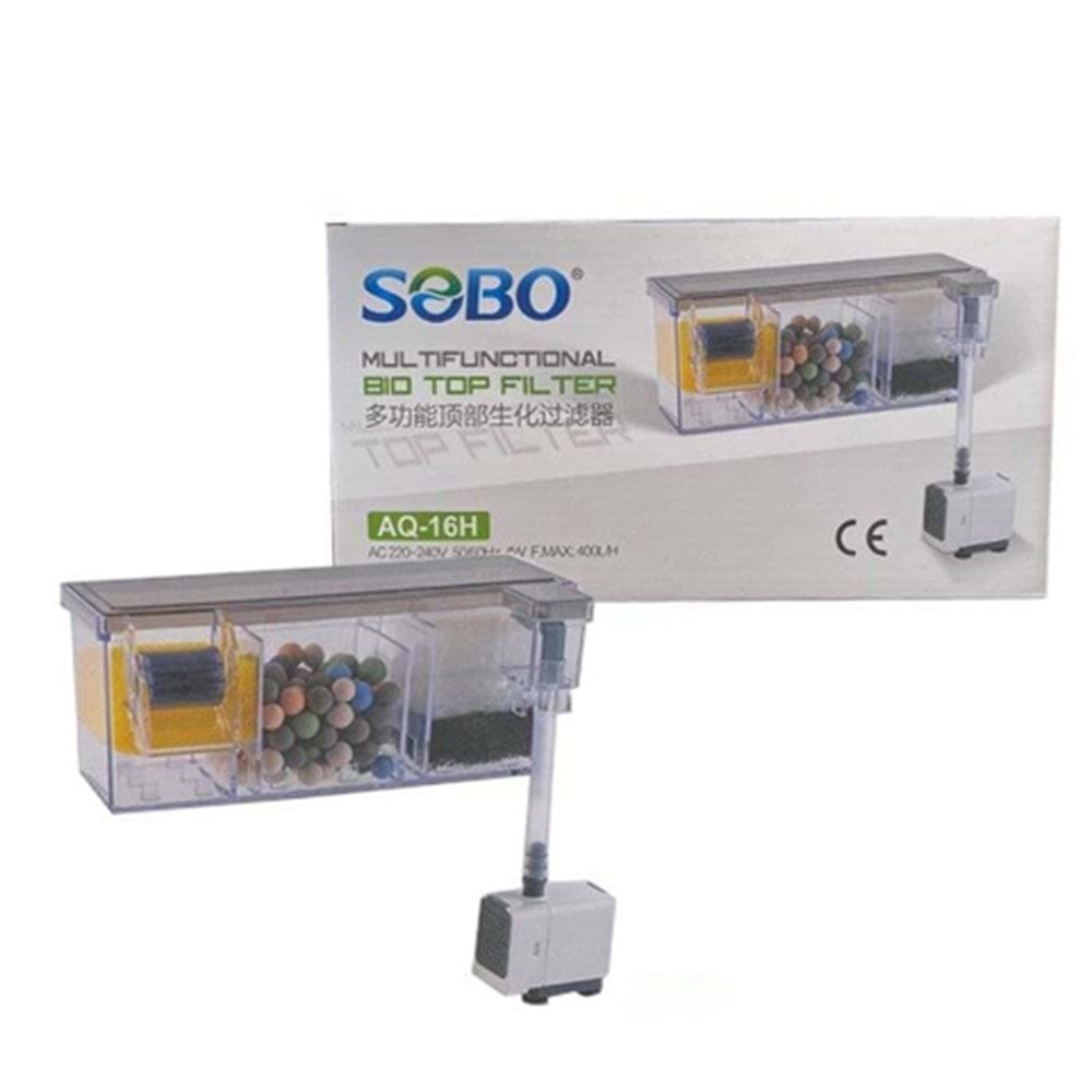 Sobo AQ-16H Bio tepe Filtre 4W 400 l/h