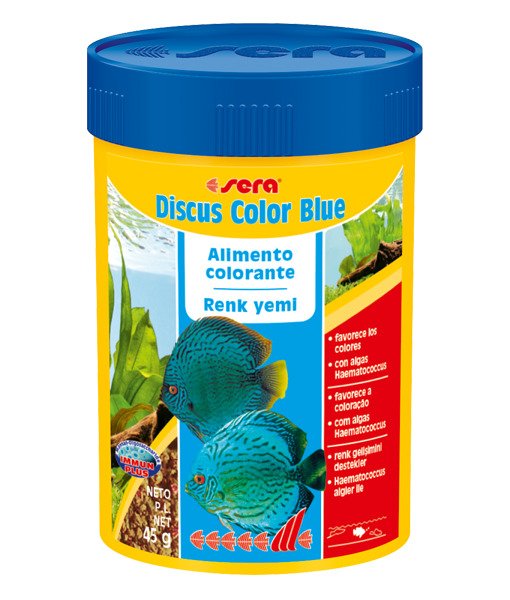 Sera Discus Color Blue  - 100 Ml / 45 Gr. Kutu Balık Yemi