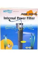 UNİSTAR POW 300-3L 18W 1400LT./S İÇ FİLTRE AKVARYUM KAFA MOTORU
