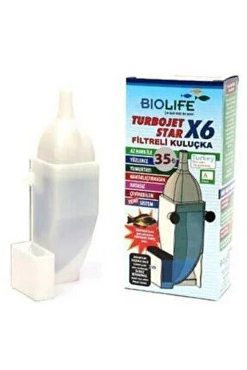 Biolife Turbojet X6 Filtreli Kuluçka (Beyaz) 1 Mm