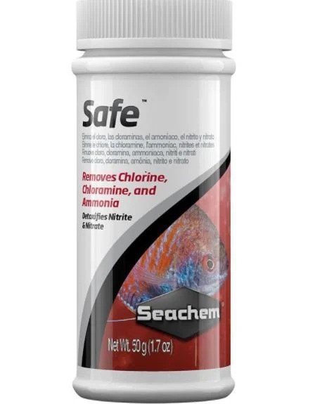 Seachem Safe 50Gr Klor, Kloramin, Amonyak Giderici Su Düzenleyici