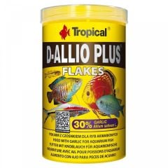 Tropical D-Allio Plus Flakes 1000Ml/200 Gr Kutu Balık Yemi