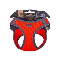 Reflektör Seri Küçük Irk Göğüs Tasması Turuncu L 42-48 Cm