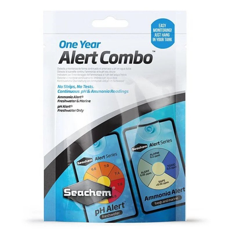 Seachem Alerts Combo Pack Amonyum ve pH Testi
