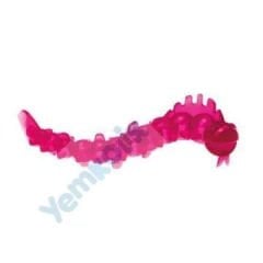 113417-AQUAEL-COMFY TOY SNACKY WORM 8CM PINK OYUNCAK