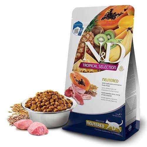 N&D Cat Tropical Selectıon Lamb 10 Kg Kedi Maması