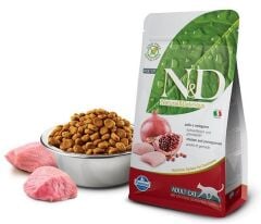 N&D Tahılsız Tavuk Ve Narlı Kedi Maması 10 Kg