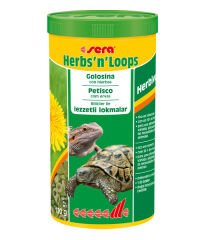 Sera Herbs N Loops 1000 Ml / 120 Gr. Kutu Kaplumbağa Yemi