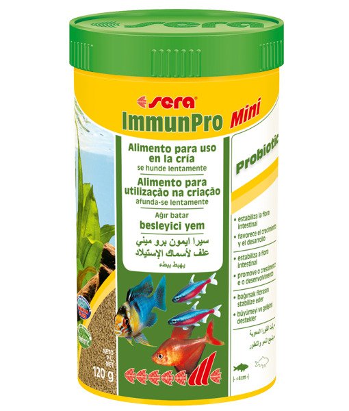 Sera ImmunPro Mini-250 Ml / 120 Gr. Kutu Balık Yemi
