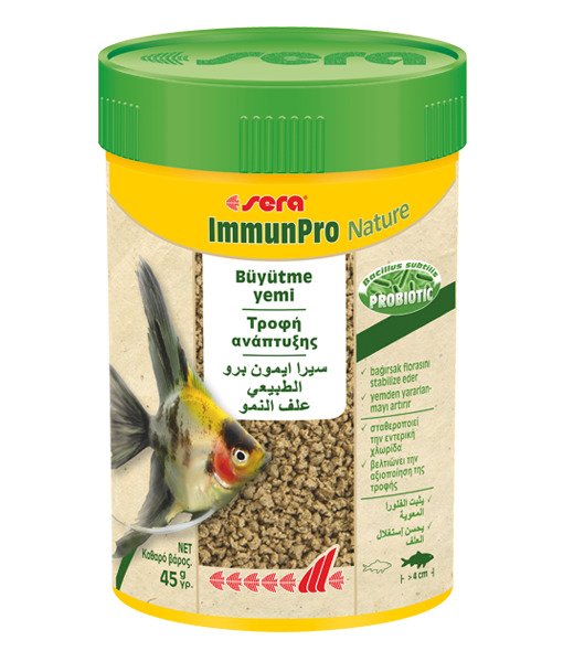 Sera ImmunPro Nature- 100 Ml / 45 Gr. Kutu Balık Yemi