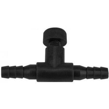 Siyah İnce Vidalı Vana