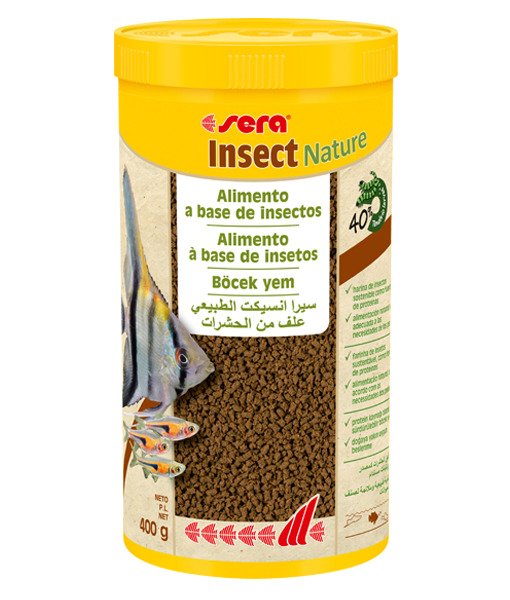 Sera Insect Nature-1000 Ml / 400 Gr. Kutu Balık Yemi