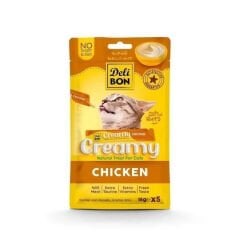 Delibon Creamy Ödül Maması Tavuklu 15Gr 5Li