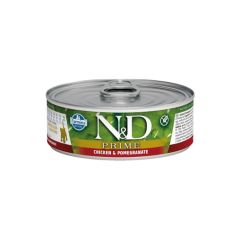 N&D TAVUKLU VE NARLI TAHILSIZ YAVRU KEDİ KONSERVESİ 80GR