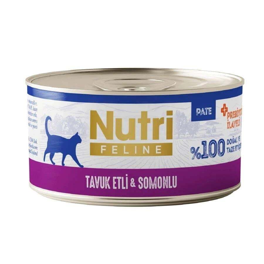 Nutri Feline Tavuk Etli ve Somonlu 70 gr