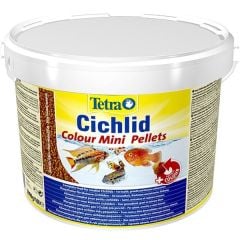 TETRA CİCHLİD COLOUR MINI PELLETS 10 LT KOVA BALIK YEMİ 3,9 kg