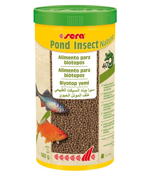 Sera Pond Insect Nature-1000 Ml / 560 Gr. Kutu Balık Yemi