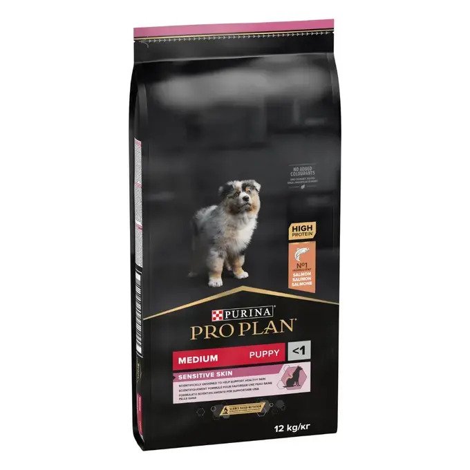 Pro Plan Medium Puppy Sensitive Skin Somonlu Yavru Köpek Maması Paketten Bölme 1 Kg