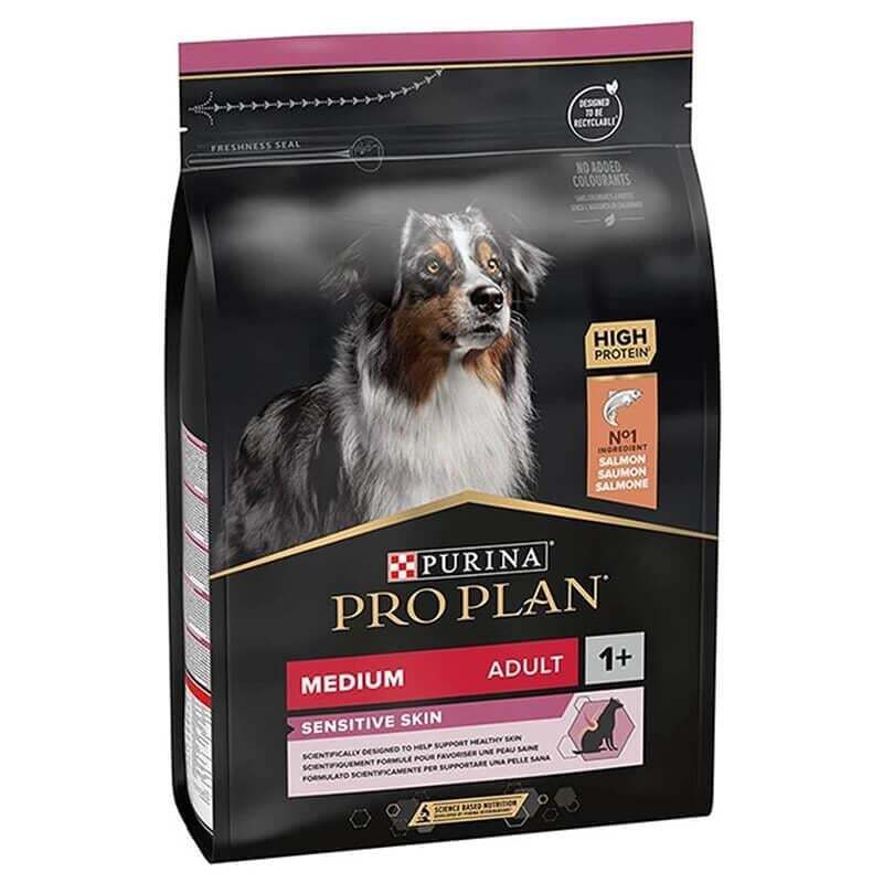 Pro Plan Medium Sensitive Skin Adult Somonlu Yetişkin Köpek Maması Paketten Bölme 1 Kg