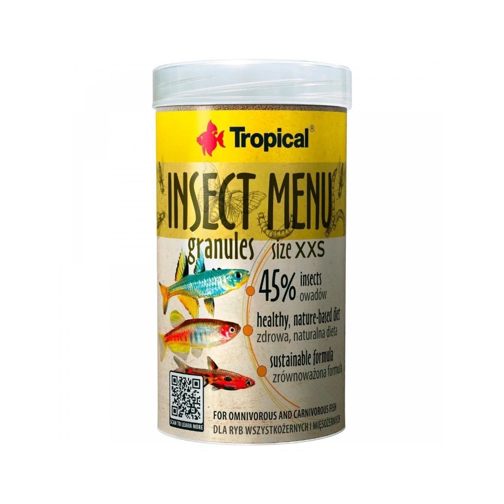 TROPİCAL INSECT MENU GRAN. SIZE XXS 250ML/160 GR KUTU BALIK YEMİ