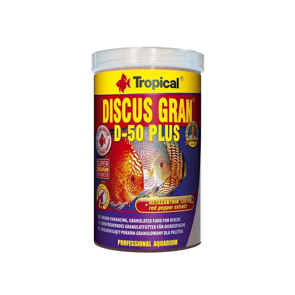 Tropical Discus D-50 Plus 1000Ml/440 Gr Kutu Balık Yemi