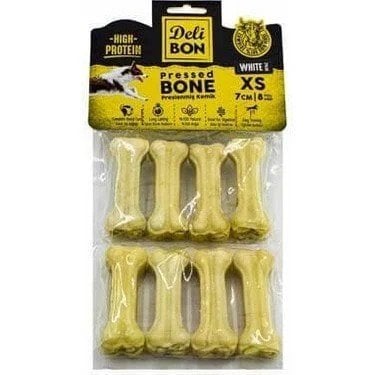 Delibon Preslenmiş Kemik Xs 7Cm 8Adet Köpek Ödülü