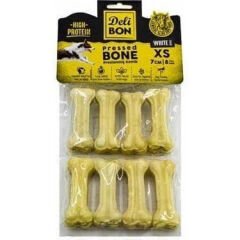 Delibon Preslenmiş Kemik Xs 7Cm 8Adet Köpek Ödülü