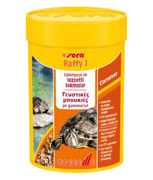 Sera Raffy I (Gammarus)- 100 Ml / 12 Gr. Kutu Sürüngen Yemi